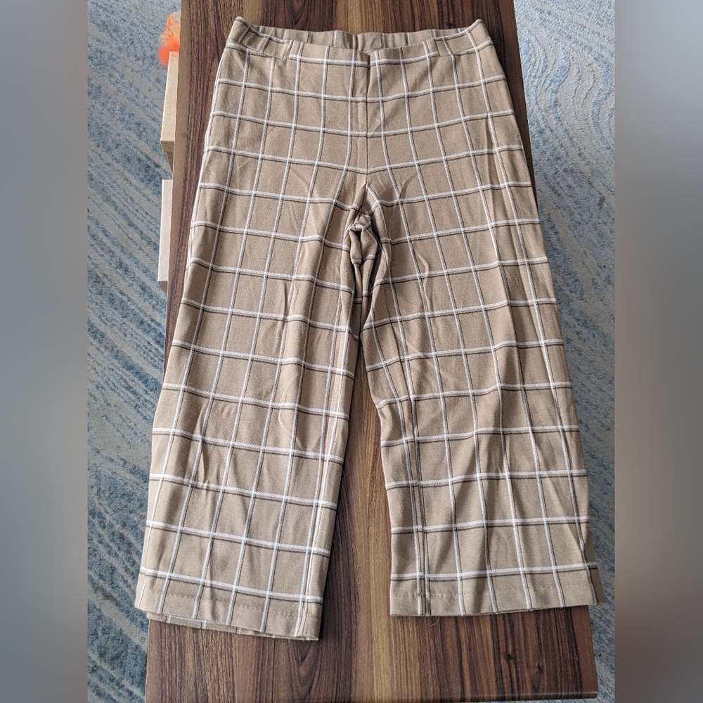 J. Jill Wide Leg Knit Crop Pants